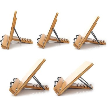 Bambu Ahşap Kitap Okuma Ve Tablet Standı