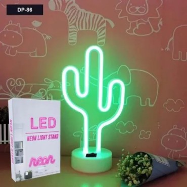 Kaktüs Neon Led Lamba 