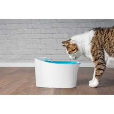 Otomatik Uyarılı Kedi Köpek Su Kabı