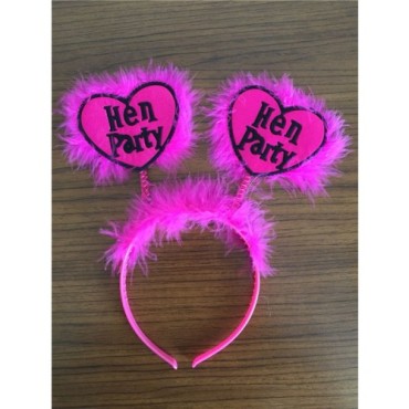 Pembe Renk Bekarlığa Veda Partisi Hen Party Taç