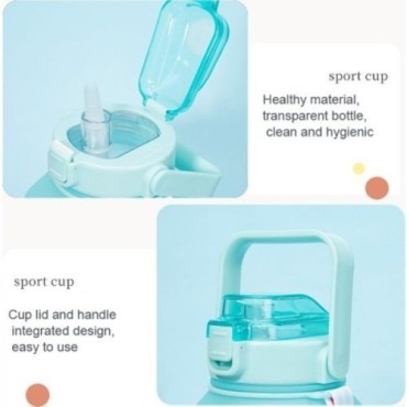 Köşeli Motivasyon Matarası 1500 ML