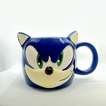 Sonic Tasarımlı Kupa Bardak