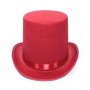Kırmızı Fötr Şapka Sihirbaz Şapkası
