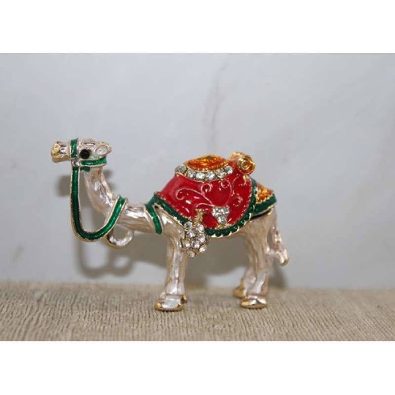 Swarovski Taşlı Minik Figür - Deve Model 2 