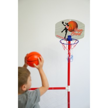 Portatif Kale - Basket Potası 2'si 1 Arada 