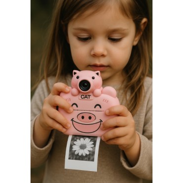 MPIA S1 Kameralı Fotoğraf Yazıcısı Pembe Renk
