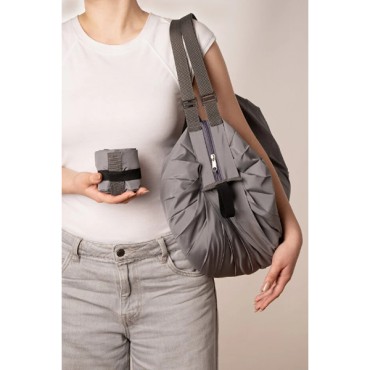 Gri Katlanabilir Seyahat Çantası